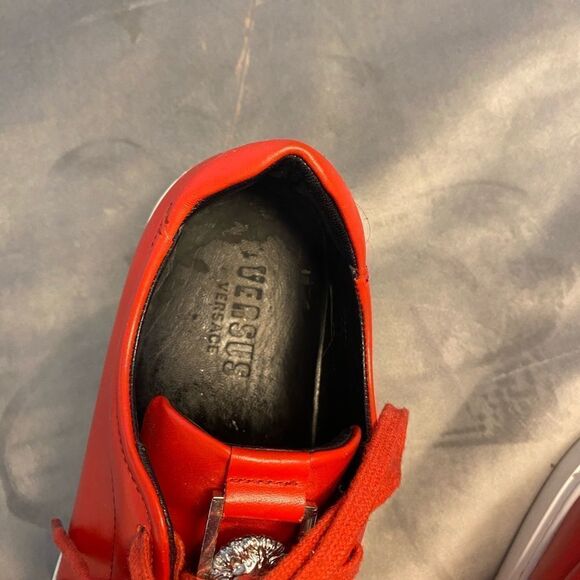 Versace red sneakers, size 8 - Picture 3 of 8